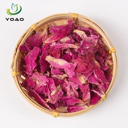 Pink Color Flowers Flakes Organic Herbal Chinese Traditional Dried Peony Flower Petals for Decoration Soap Tea Flowers