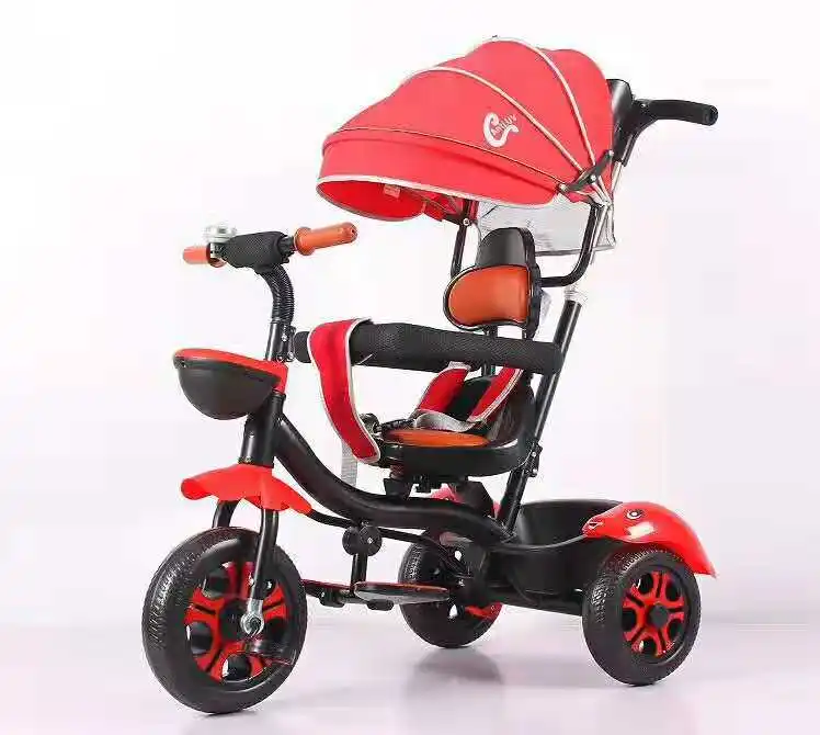 3 wheel girl push trike tricycle for infants children push tricycle  #9 Most popular in Ride On Car For Girls