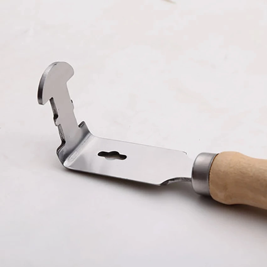 Bee Hive Scraper Wooden Handle Cleaner Beekeeping Tools Beekeeper Cleaning Bee Nest Frame Shovel Dirt Removing Total Length 18cm