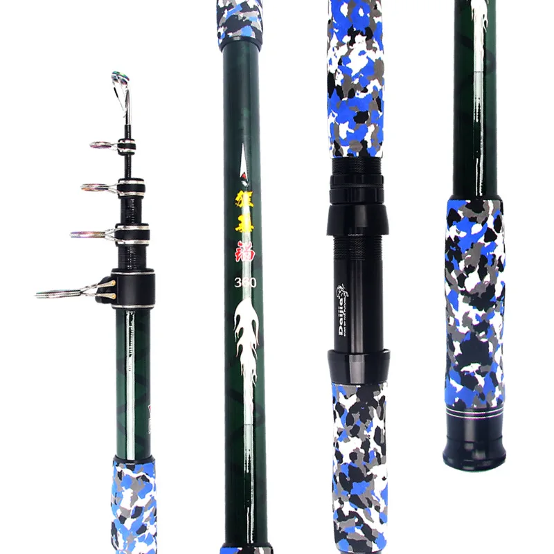 Portable Telescopic Rod Ultra-light Hand Glass Fiber Pole Hand Carp Fishing Rod Fishing Pole Fishing Tackle 3.3M 3.6M 3.9M 4.2M