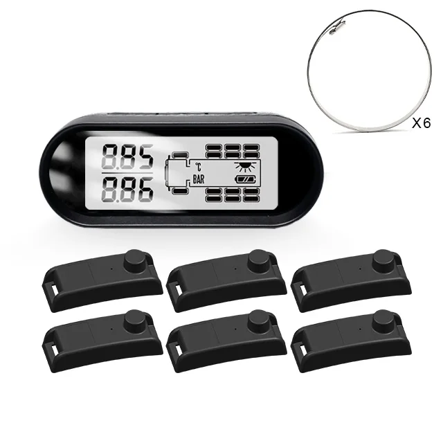 Car Tire Pressure Monitoring System Waterproof External Sensor with LCD Display of Universal Tpms for Universal Car Modules