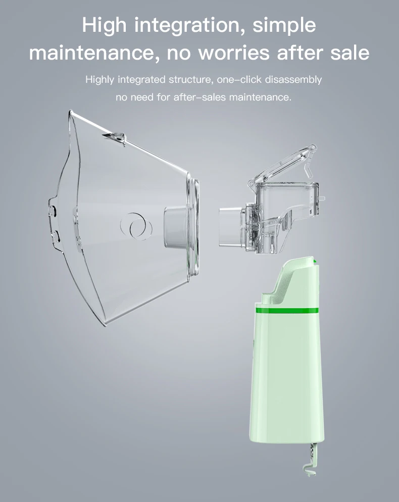 
Professional Ultrasonic Mesh Portable Junior Mesh Nebulizer Micro Hand held Nebulizer Portable Inhaler For Home Care 