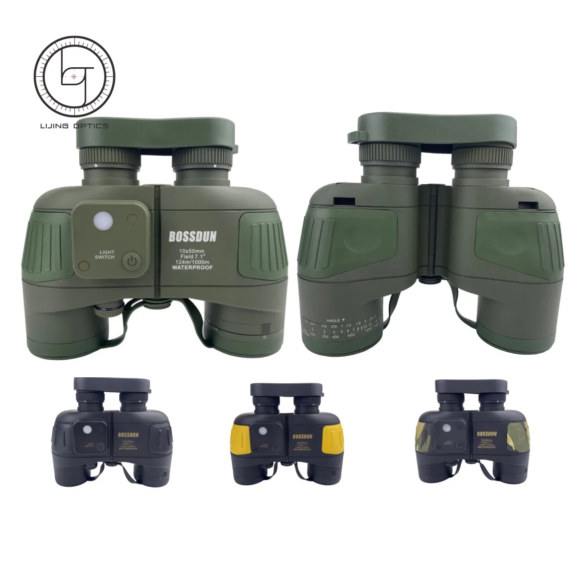 Russian Military Night Vision Binoculars Price 10x50 10X50MM telescope telescopio Prismaticos Factory