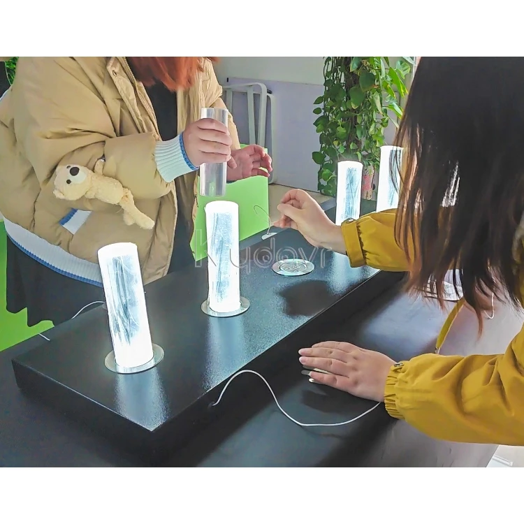 Tabletop improve reflex sport equipment speed and agility reaction training interactive led light carnival grab it games