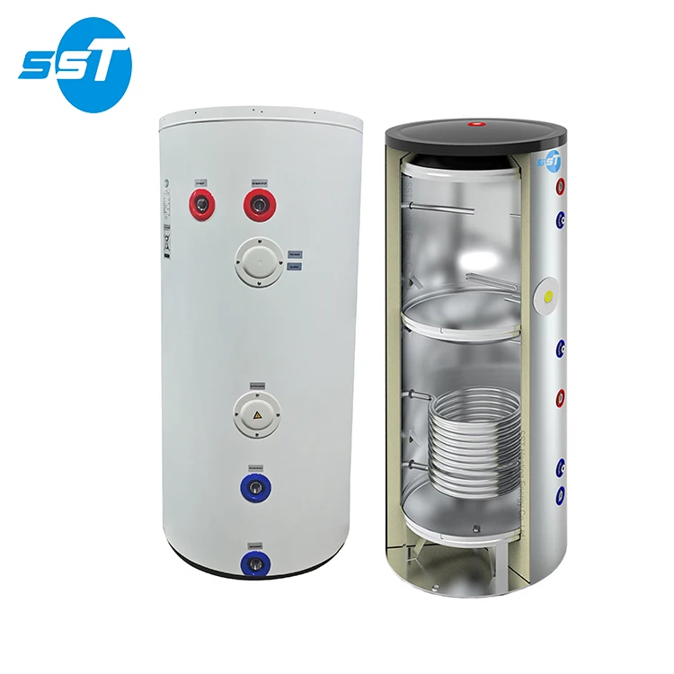 SST Heat Pump domestic hot water tank storage CE/PED/RoHS/Watermark 300l air source hot water tank for boiler