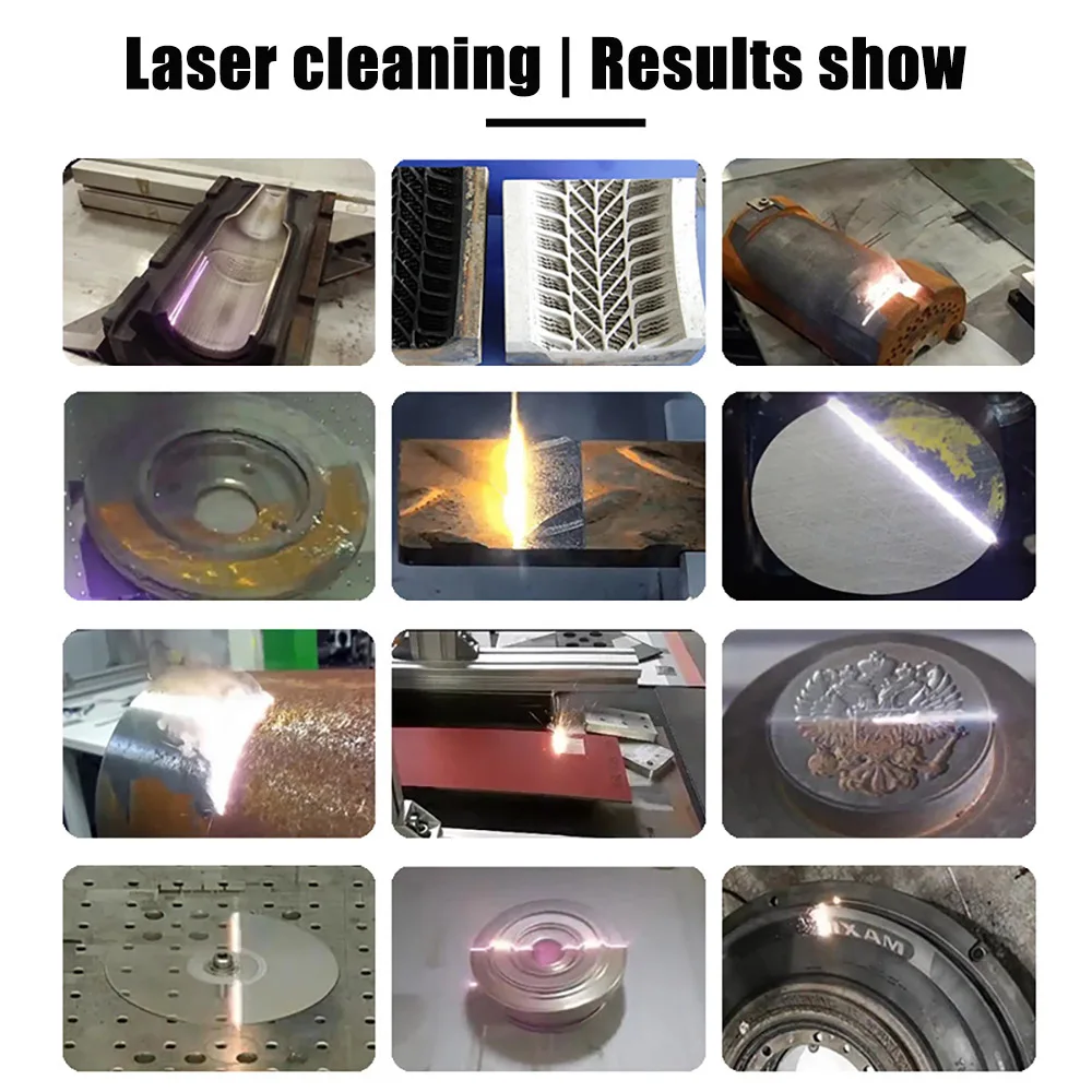 JNKEVO Mini 1000W 2000w portable small pulse fiber laser surface treatment cleaning machine