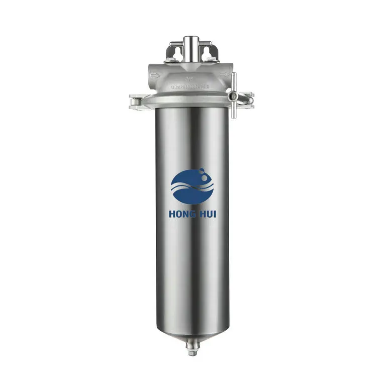 HONG HUI TUS-10C 10 Inch Wholehouse Stainless Steel Water Purifier Water Filter Housing