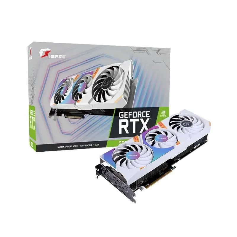 Colorful iGame GeForce RTX 3050 Ultra W OC 8G LHR computer gaming graphics card support rtx3050 8gb 3050 gpu 8 gb