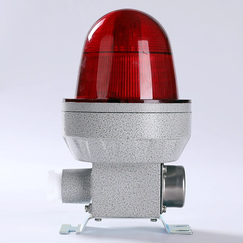 BBJ Explosion-Proof Red LED Warning Lamp With 90DB Horn 12Volts Explosion Proof Led Lights