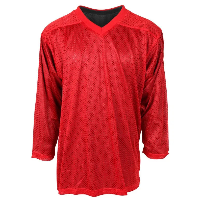 
100% Polyester Reversible Popular blank practice ice hockey jersey 