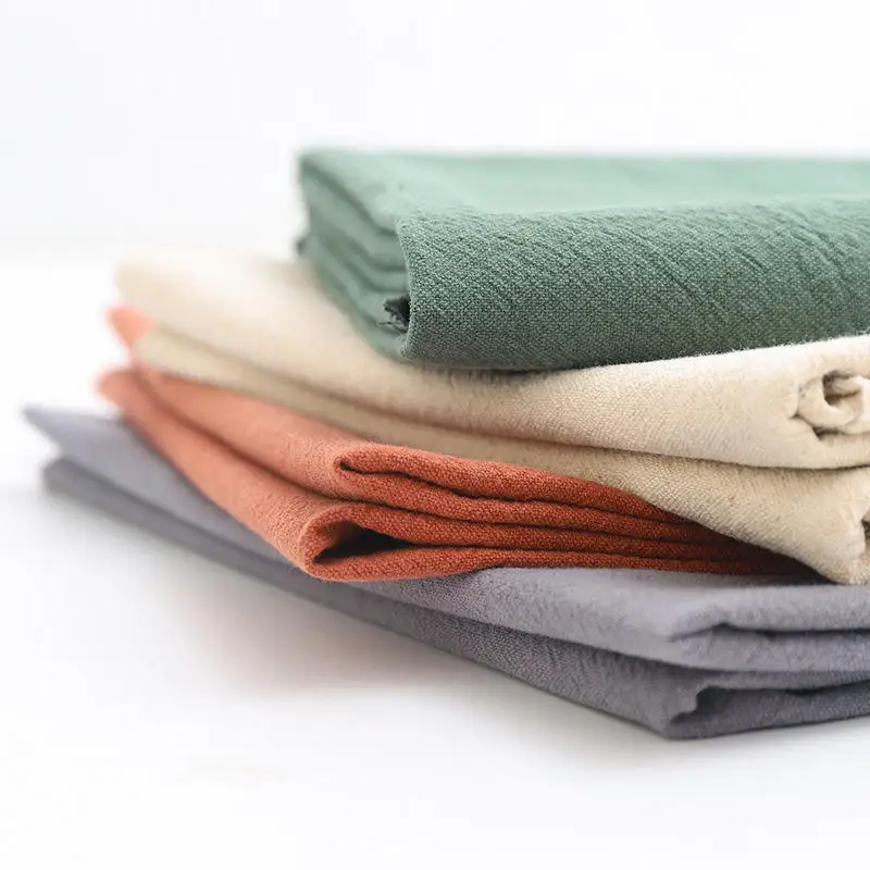 Comfortable Cotton Linen Unisex Kimono Bathrobe Couple Hotel Spa Robe Pajama