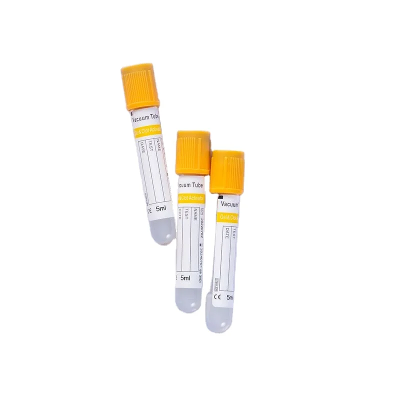 2024 Best selling Manufacturer Gel+clot activator Vacuum blood collection tube with Yellow cap