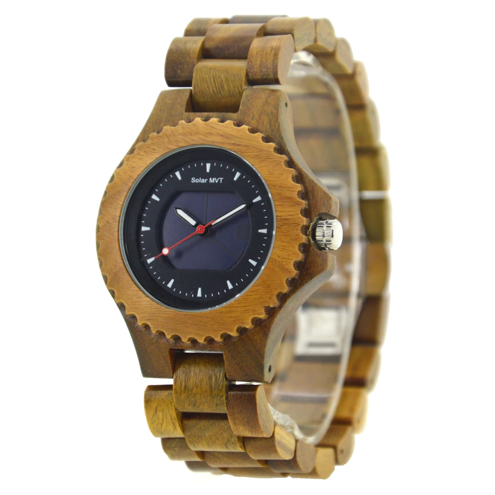 On Sales Timepiece OEM Wood Wristwatches Custom Watch with Private Label Quartz relojes for Men Warch