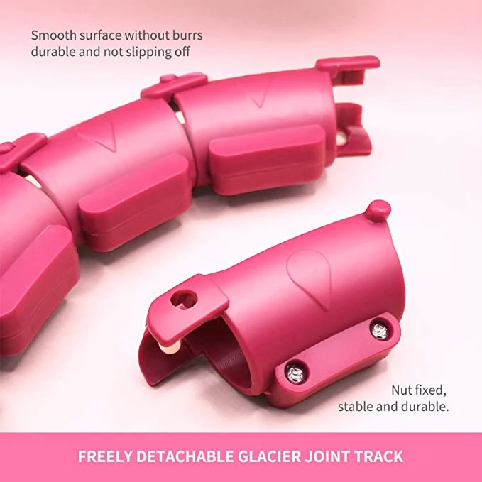 Professional  Detachable Fitness Hula hooping hoops gym equipment Sports Workout Exercise Weight loss hula ring hoop