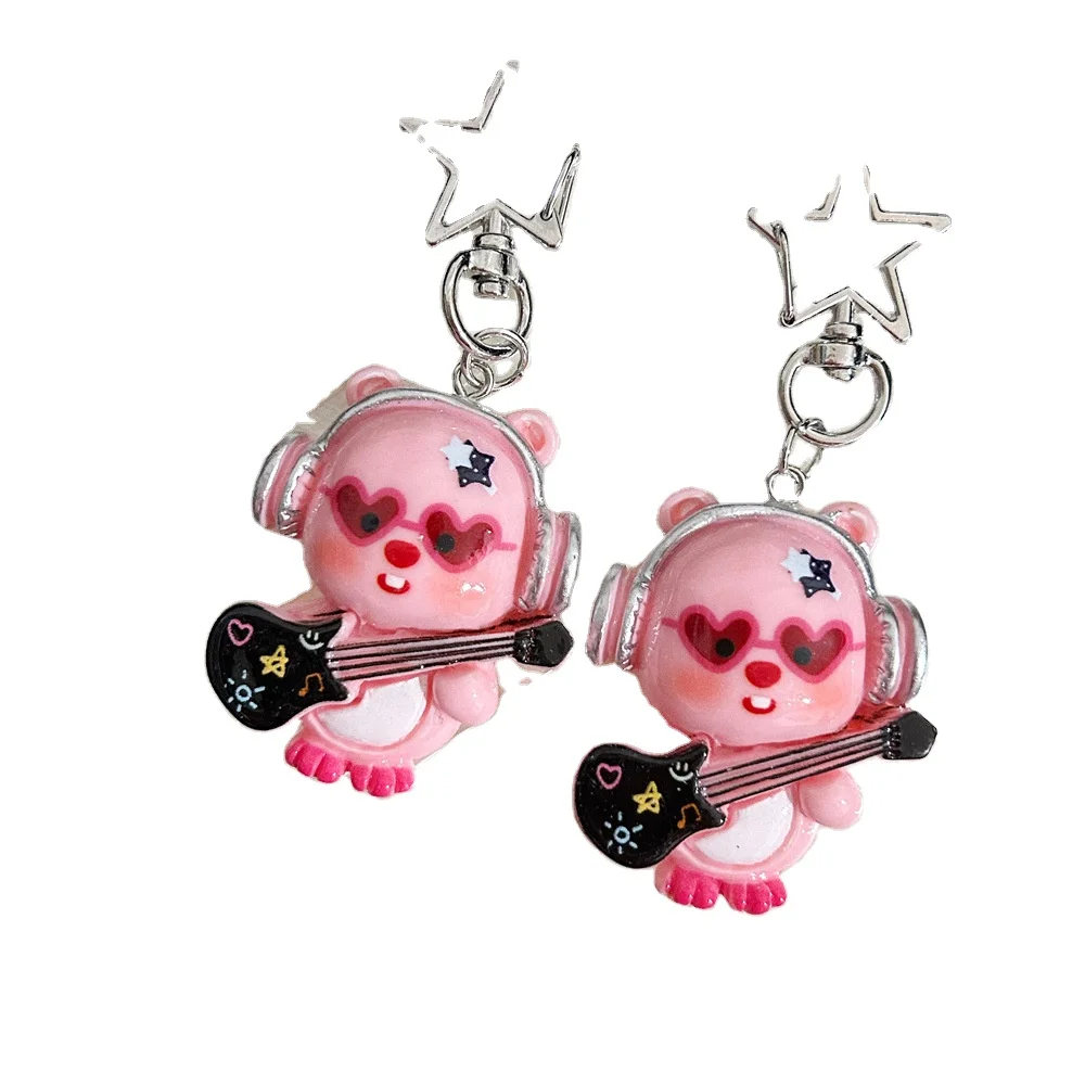 2024 new products  amazon Sweet and Cool Wind Transfiguration Loppy Keychain Versatile Beaver Pendant Instagram Cute