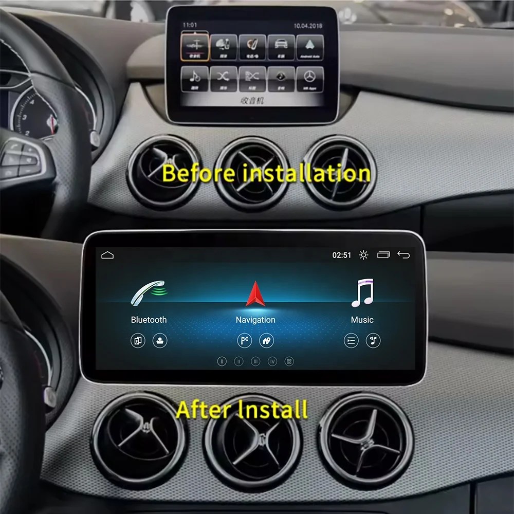 Автомагнитола для Benz B Class W245 W246 2011-2018 автомагнитолы Android Auto Carplay автомобильные радиоприемники GPS Мультимедийные аудио DVD-плеер