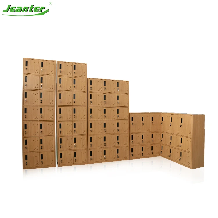 Public Places locker rooms narrow made of metal locker cabinet key lock