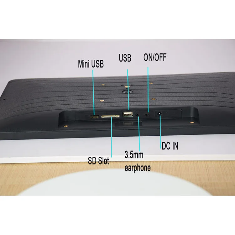 New Fashion Metal Body Hot Sale Lcd Screen Electronic Picture Digital Photo Frame 15.6 Inch Picture