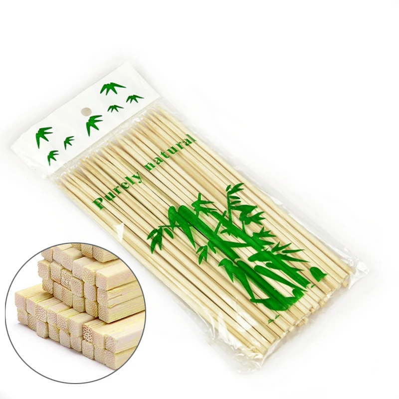 factory bamboo skewer 40cm 30cm long bamboo sticks for cotton candy