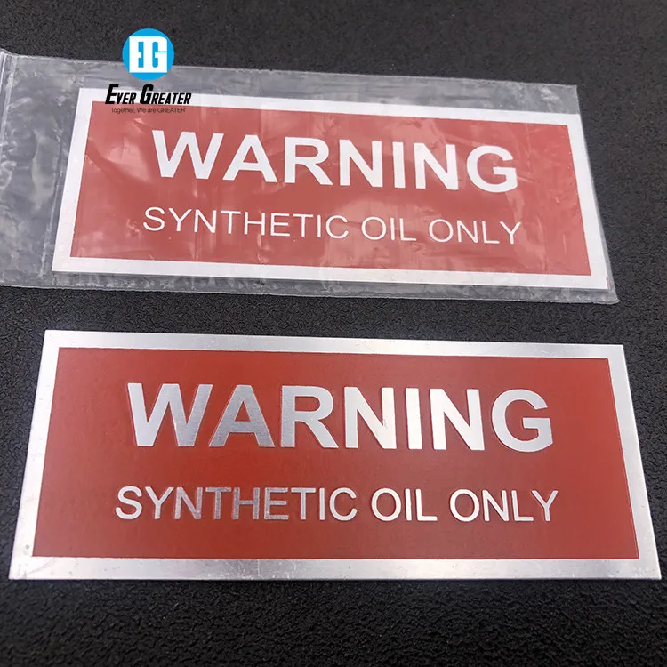 custom outdoor aluminum sticker wholesale metal logo sticker machine