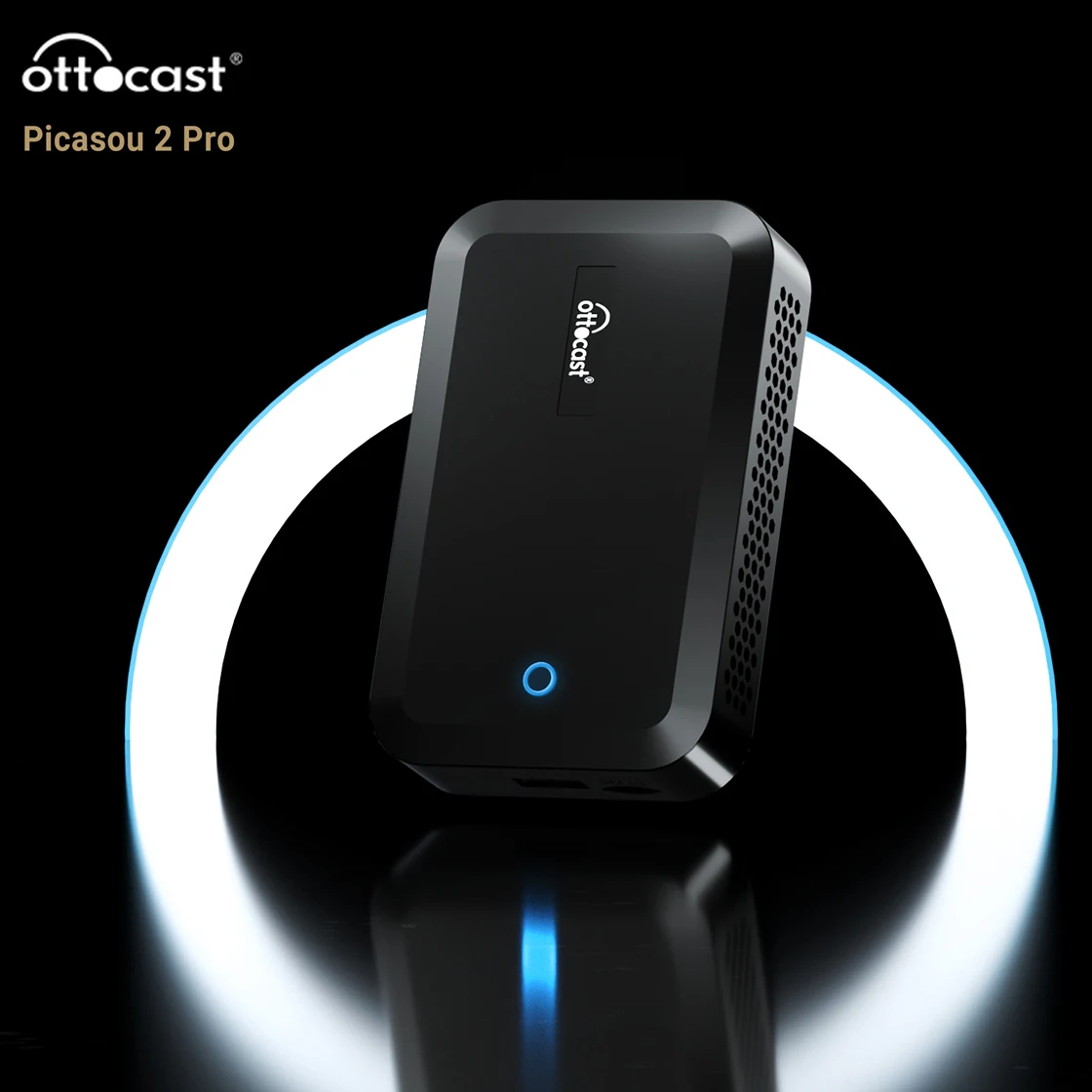 Ottocast беспроводной Android AI Box carplay GPS навигация онлайн видео музыка игровая смарт-коробка для iphone samsung