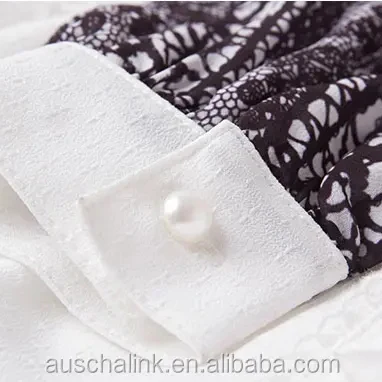 lady fashion design nice quality long sleeve muslim blouse