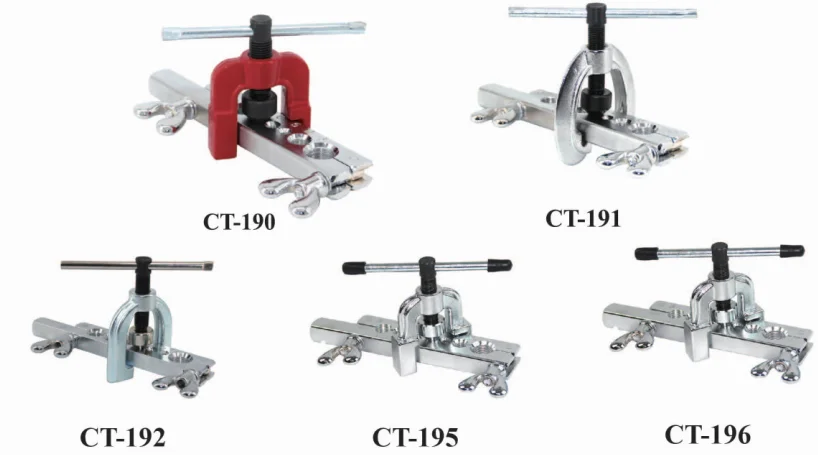 Refrigeration flaring tool kit plumbing flaring tools copper brake pipe flaring tool
