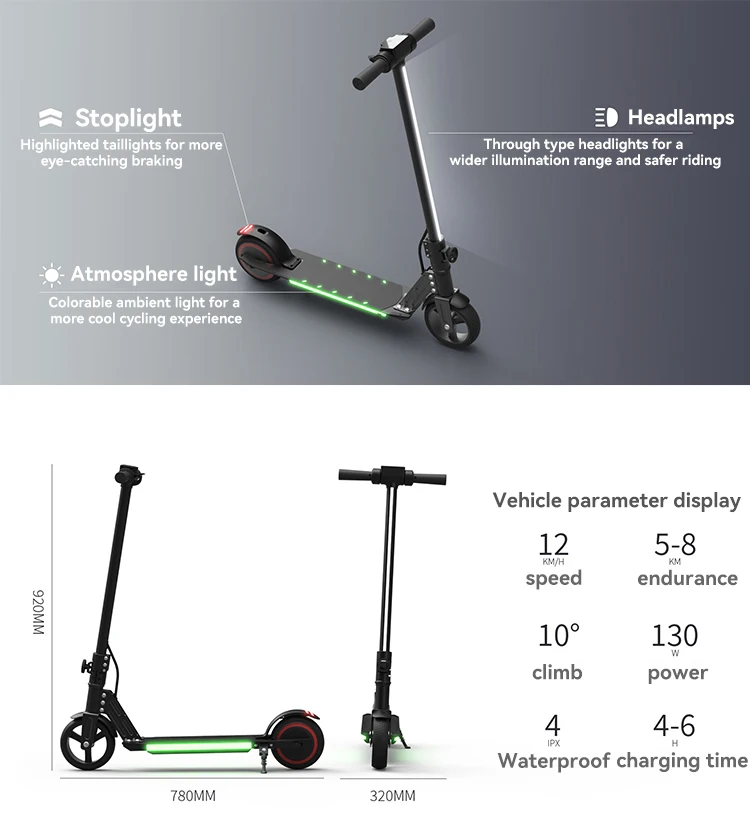 Vehicle ride on toys mini bike walker height adjustable girl boy children electronic  pedal kick scooter