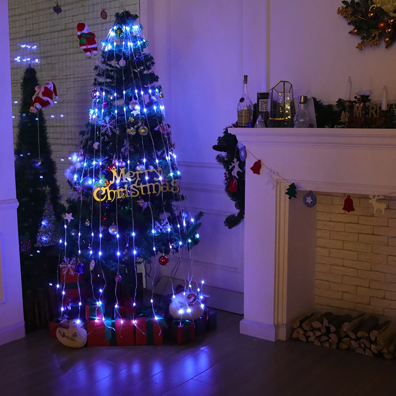 Outdoor christmas decorations dmx rgb led laminar flow waterfall fountain led with led lights FOR holiday decorative