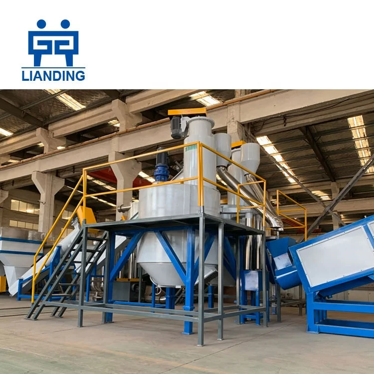Lianding PE PP Film Bags Recycling Machine Washing Line