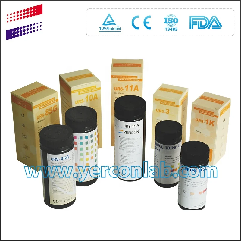 urine test strips URS-10A 100pieces/bottle