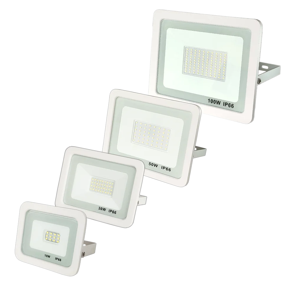 Ультратонкий smd водонепроницаемый ip65 DC 12v 24v наружный белый Светодиодный прожектор 10w 20w 30w