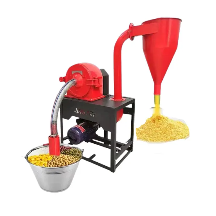 Multifunctional Self-priming corn wheat Flour mill milling Grain Crusher Machine Wheat maize Rice grain grinding mill