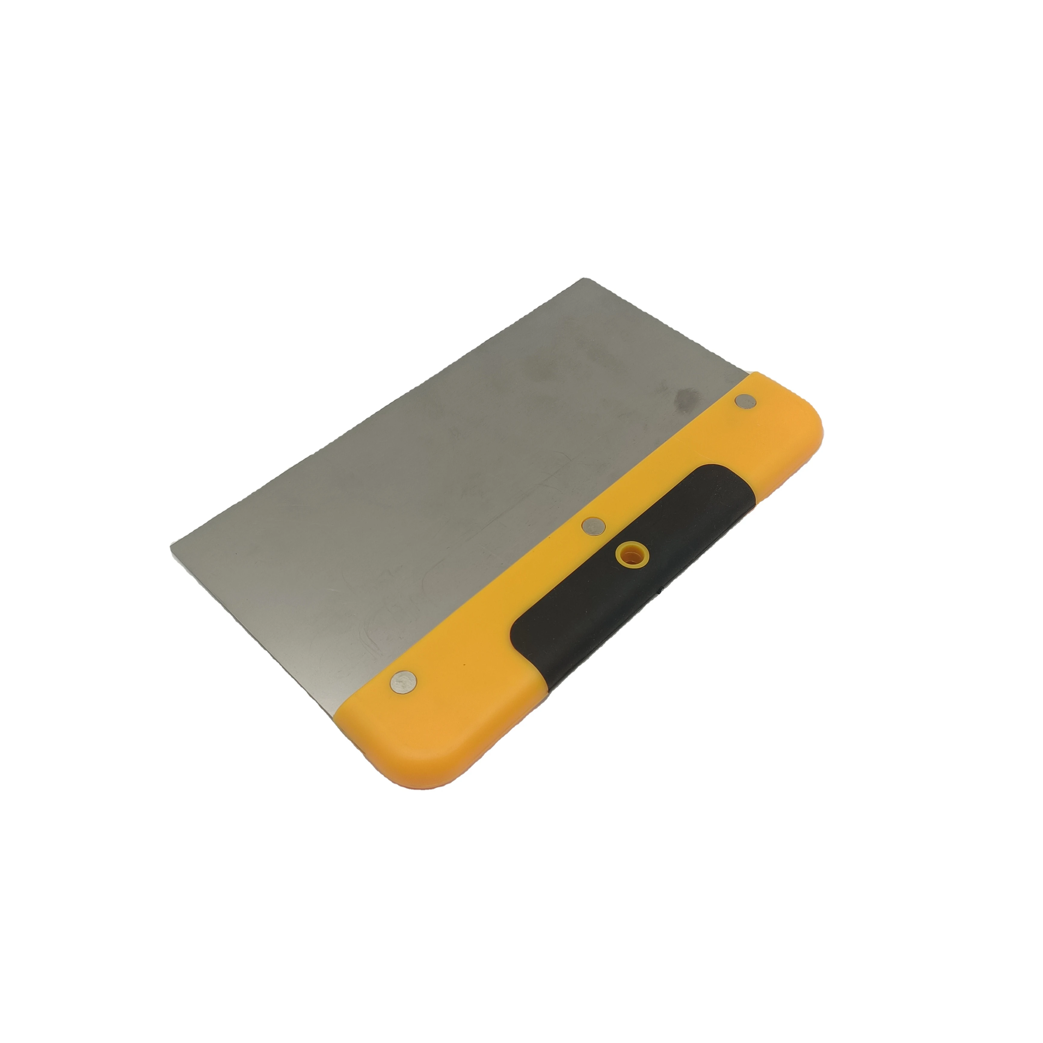 Wholesale plastic rubber handle flexible square shape building renovation putty knife set