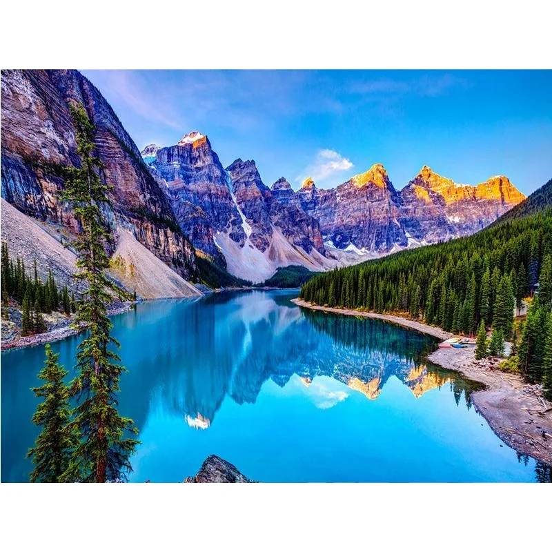 CHENISTORY DZ991974  DIY Painting By Numbers landscape oil painting by number paint by number canvas Modern Home Wall Art