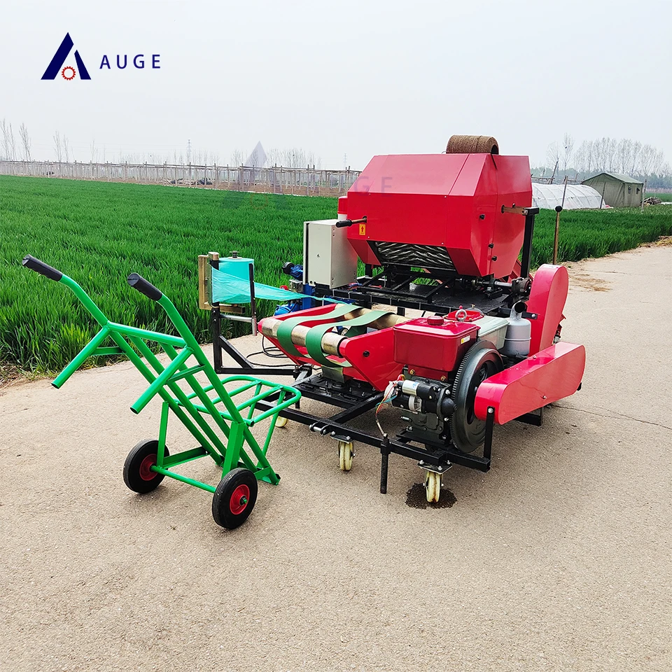 Silage Baler And Wrapper for Sale Silage Baler 4-6 Tph Advanced Silage Packing Machine  for Animal Feed