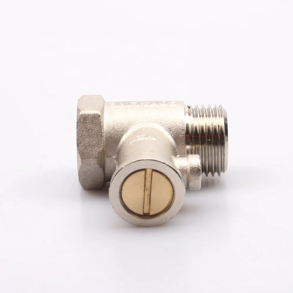 Serbia all brass core water non return function 1/2', 3/4'  heating safety valve