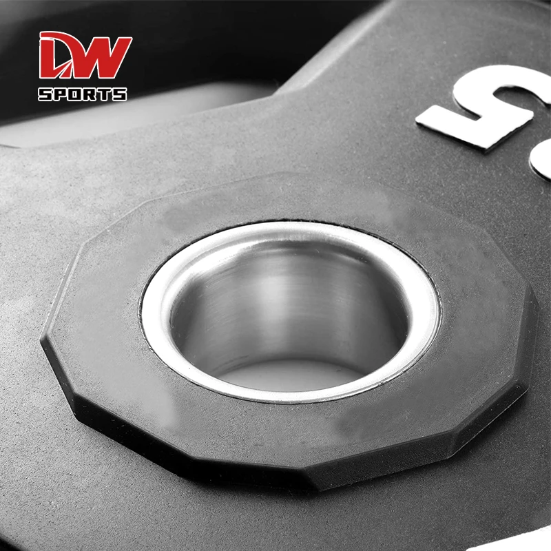 DW Sports Custom Private Label Weights Stainless Steel Hub Weights Diamond Shape Weights