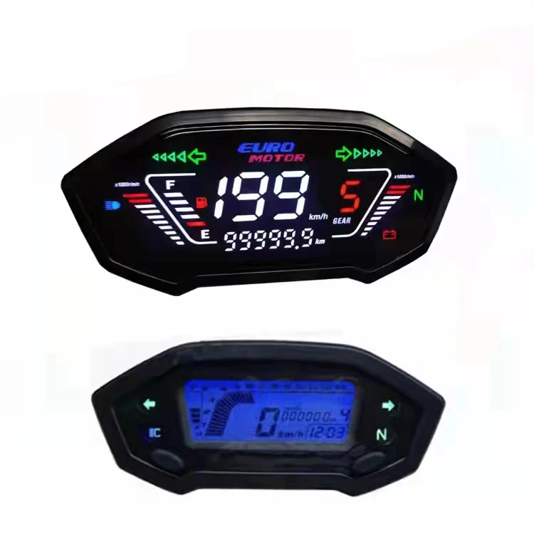 LF125-2E Speed Meter Clock Instrument Led Lcd Speedometer Digital Odometer Tachometer Competitive Prices Motorcycle Parts