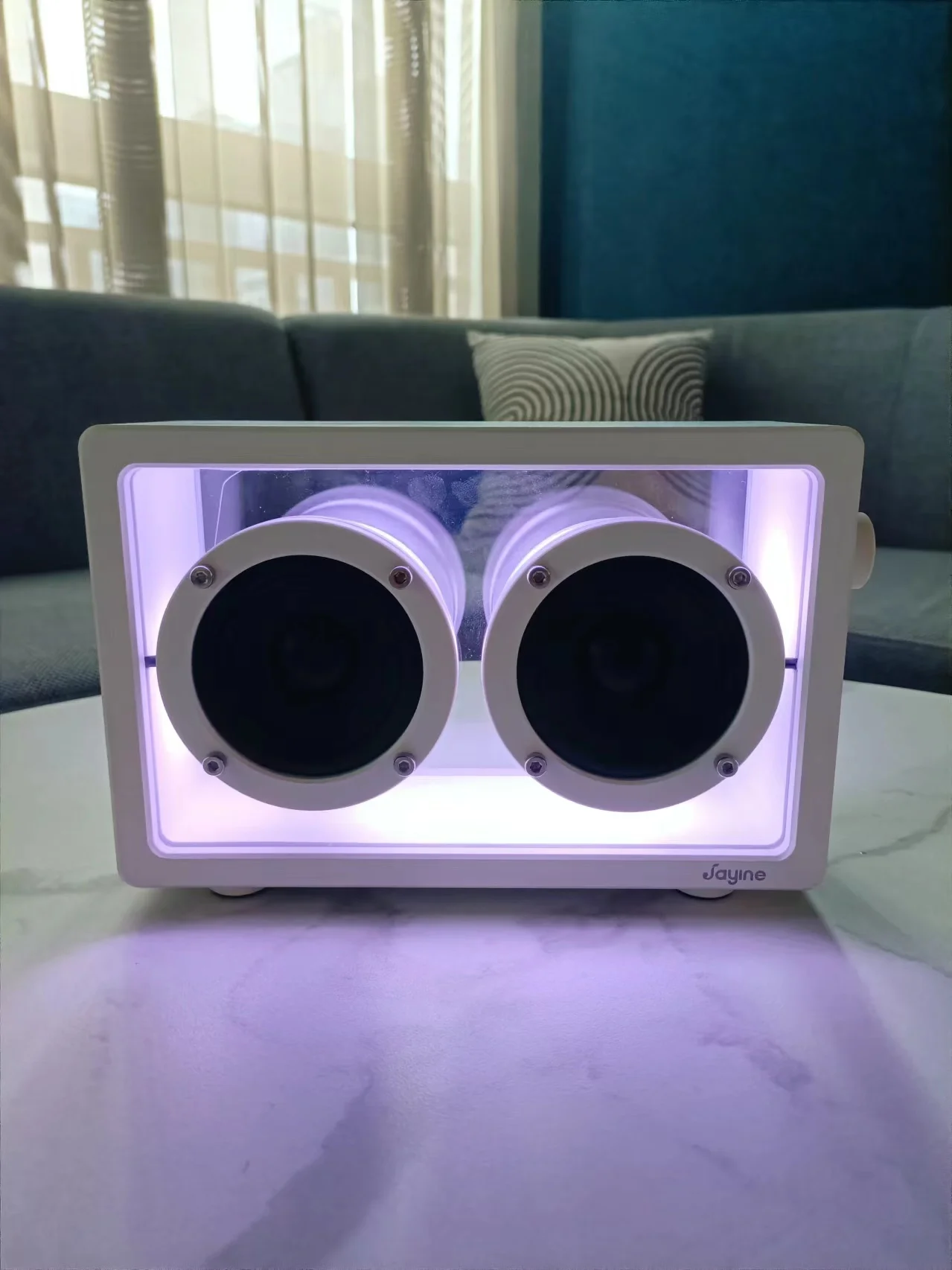 Cute Shower Speaker Portable Mini Wireless Bluetooth Audio Waterproof Outdoor Speakers with Wireless Charging for Bathroom