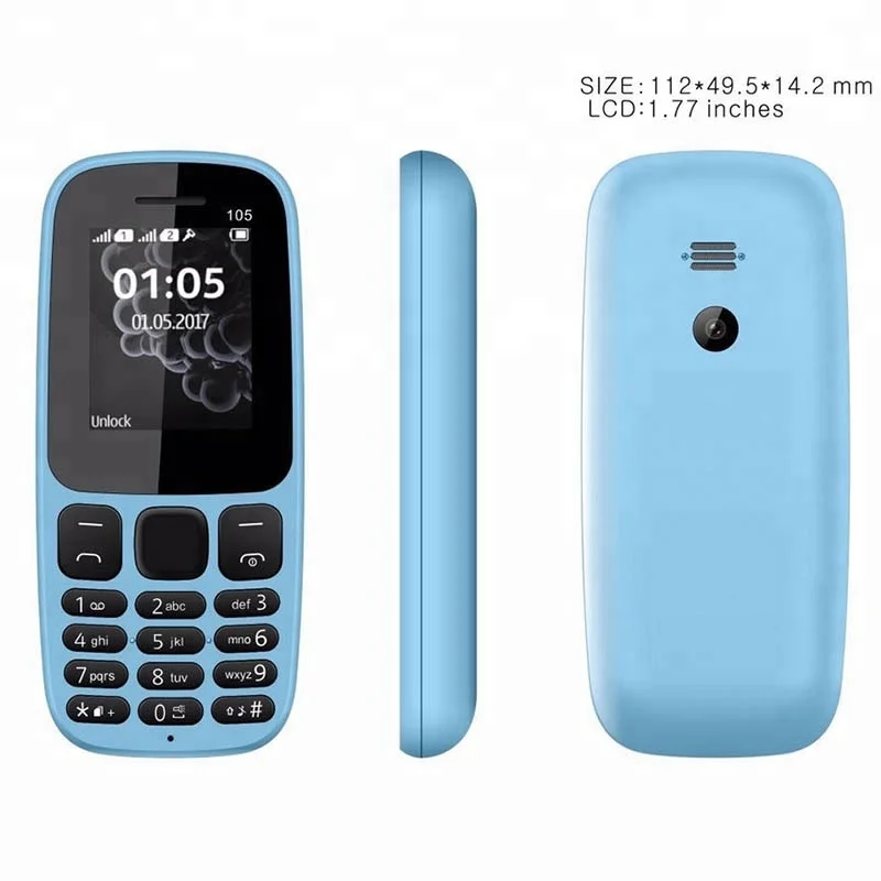 2023 Top 1 Factory Mobile Phone 105 106 130 150 210 225 Unlocked GSM Cellphone Customize Russian Arabic keyboard