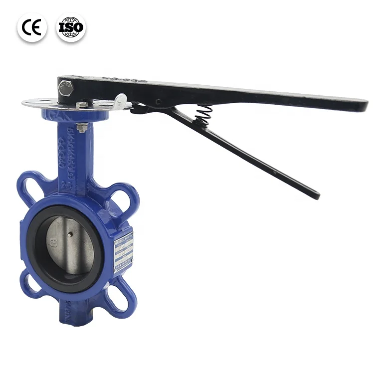 Мягкий клапан-бабочка Bundor DN65 PN10/16 EPDM с рычажным управлением