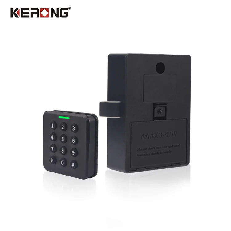 KERONG Electronic Smart Digital Password Code Sliding Wardrobe Door Locks For Home or Office Furniture Drawer