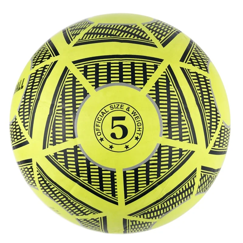 China Factory Promotional Bulk Cheap Custom Size Rubber Football Soccer Ball