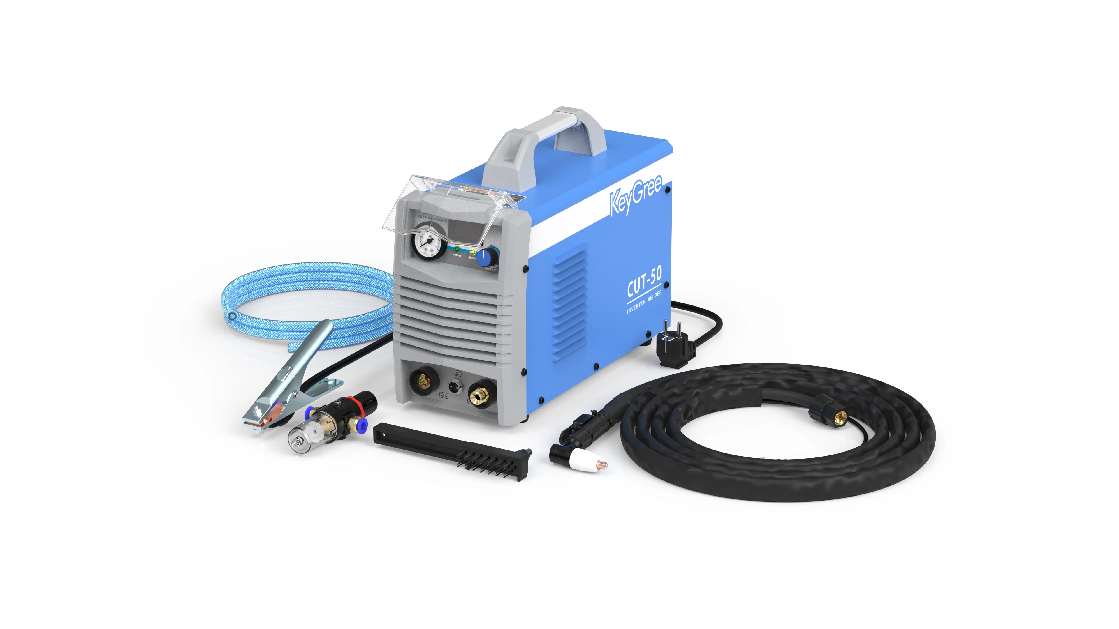 
Portable Plasma Cutter Single Phase 220V 50A With Built In Compressor Plasma Cut Machine Without HF ARC Start 