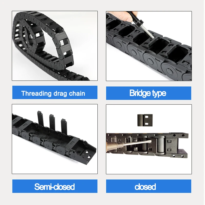 wholesale plastic nylon drag chain for cable protection