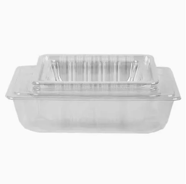 Direct Food Stable Clear Plastic Boxes Economy-Friendly Clear Fruit Delivery Container for Restaurants