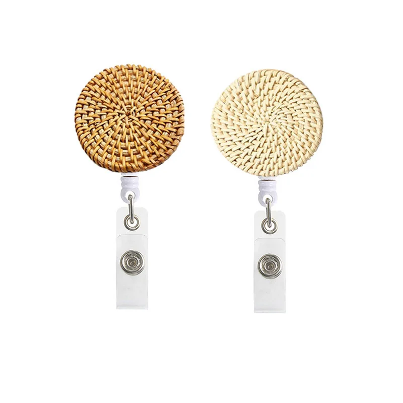 Elegant Custom Alligator Clip Badge Reel Retractable Nurse Badge Holder Badge Reel