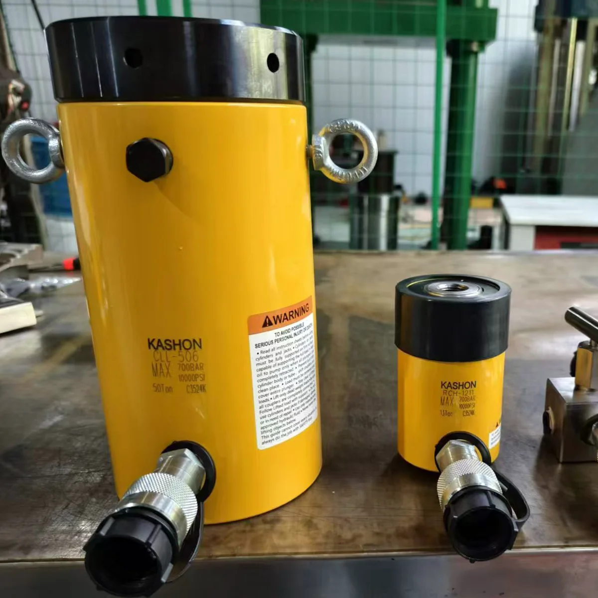 RCH1211, Enerpac Equivalent 13 ton Single Acting Hollow Plunger Hydraulic Cylinder Jack