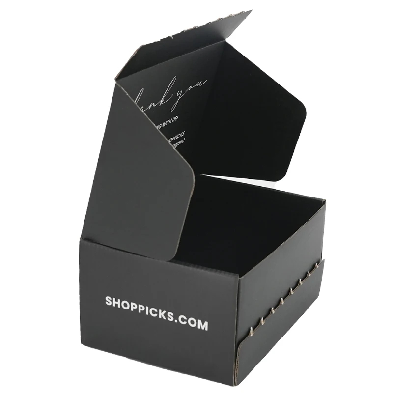 wholesale custom big black shoe shipping boxes with with tear strip logo packaging